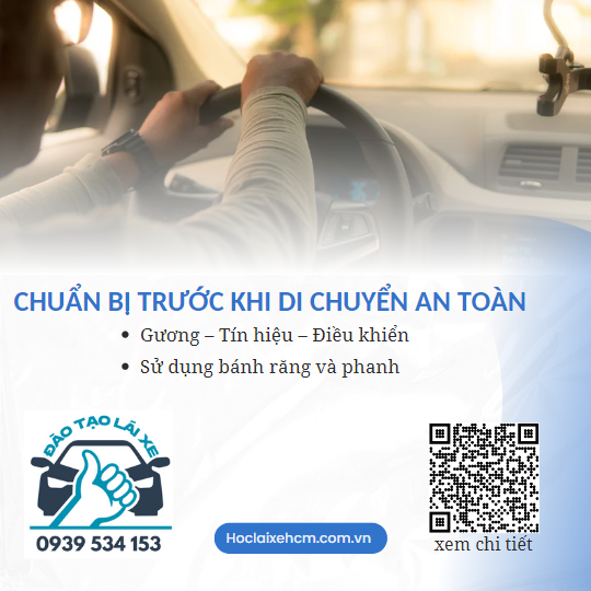 Một số chuẩn bị trước khi di chuyển xe an toàn và trơn tru